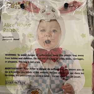 Alice white Rabbit Costume